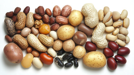 Poster - Beans, whole grains, nuts and seeds, potatoes