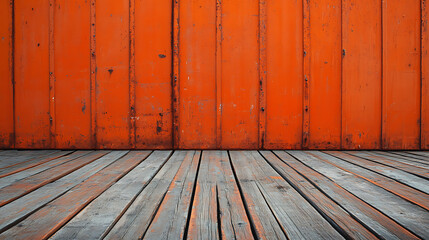 Aufkleber - Grunge rusty orange brown metal corten steel stone background texture