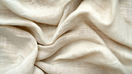 Aufkleber - Natural linen fabric texture for the background