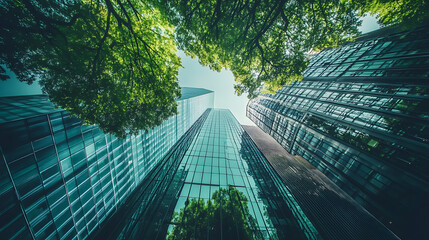 Aufkleber - Successful investments in green, sustainable projects, highlighting the growing trend of environmentally conscious investing and ESG