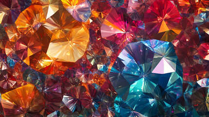 Poster - Abstract rhinestone pattern