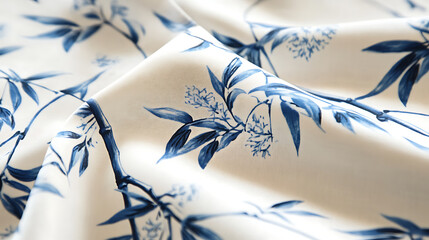 Poster - bamboo branch print fabric
