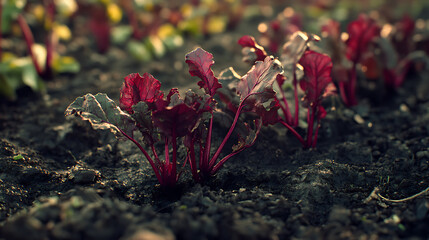 Poster - Beets are thriving in the soil of your local field and are ready to be transformed into delicious and nutritious natural foods