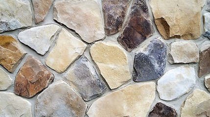 Poster - Free stone wall, dry stone wall background texture, rural design banner