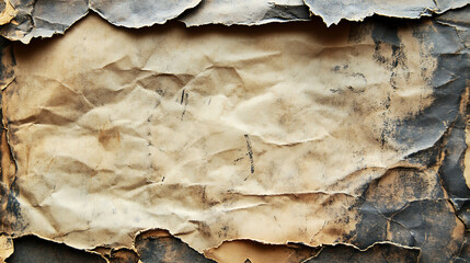 Aufkleber - Grunge gray paper texture, distressed background, worn old textured wall surface