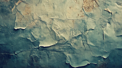 Poster - Grunge gray paper texture, distressed background, worn old textured wall surface
