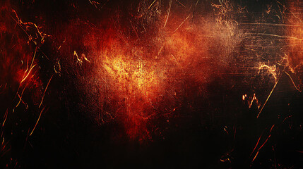 Aufkleber - Abstract tinted old scratched metal texture, grunge background