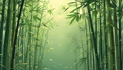 Poster - Bamboo Forest