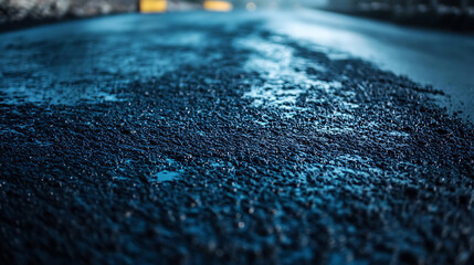 Fototapete - New hot asphalt abstract texture background for road construction and industry