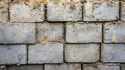 Poster - Texture of fresh concrete wall on construction site