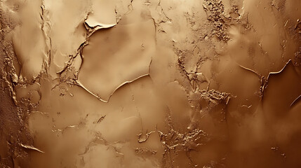 Poster - Abstract brown chocolate metallic background texture concrete or plaster hand made wall
