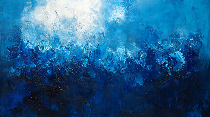 Poster - Abstract texture blue background