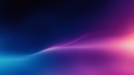 Poster - Dark Blue Purple Gradient Background with Grainy Texture for Web Banners and Advertisements
