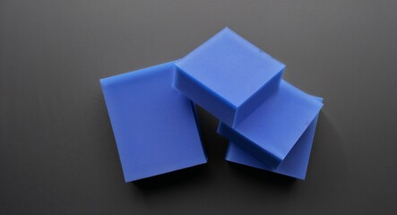 Poster - Foam Block on Black background design