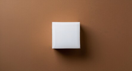 Poster - Foam Block on Brown background design