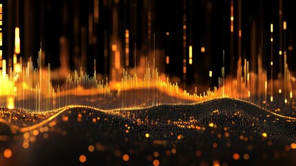 Aufkleber - A forex trading graph with candlestick patterns, representing fluctuations in financial markets for investment and economic analysis