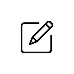 Wall Mural - edit icon set. edit document with pencil icon. pencil icon, sign up icon