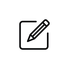 Wall Mural - edit icon set. edit document with pencil icon. pencil icon, sign up icon