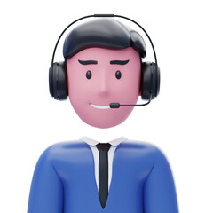 Poster - 3D Commentator with Headset