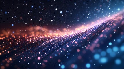 Abstract Light Trails Background
