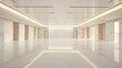 © Phennapha - Panoramic view of a polished marble floor in a large space , vast space, minimalist design, decoration, art piece, marble floor