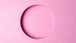 © Chalermrach - Pink and purple abstract background with a circular hole in the center, abstract, creative