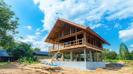 Poster - Exploring thai traditional wooden house construction techniques in rural thailand a cultural insight into sustainable architecture
