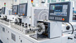 © sainan - Advanced machinery in high tech manufacturing facility showcases precision engineering and automation. equipment features digital displays and control panels for efficient operation