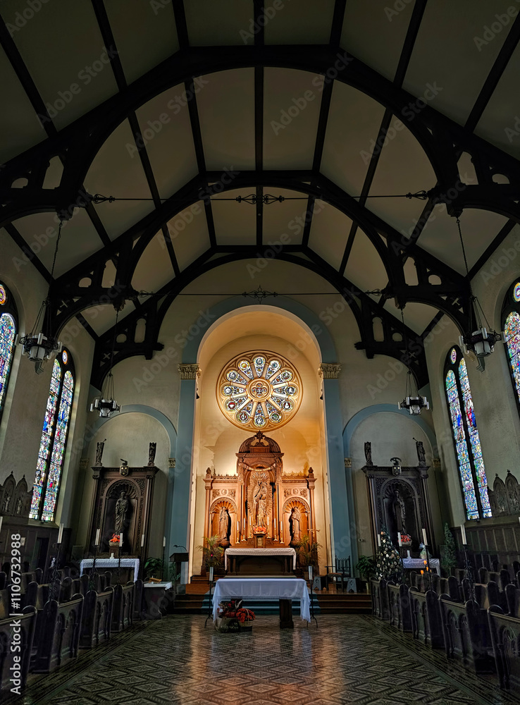 NIAGARA FALLS, CANADA – NOVEMBER 23, 2024: Chapel of Our Lady of Mount ...
