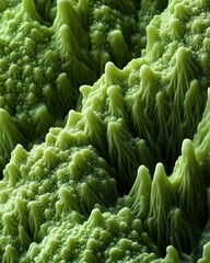 Poster - Fibonacci Day Broccoli Close-up Celebrating Natures Mathematical Patterns - Perfect for Fibonacci Day, Earth Day, and Thanksgiving Decor