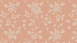 © SimpleDesignStudio - Elegant Peach Floral Pattern Background for Stylish Wallpaper, Scrapbooking, and Digital Art Designs