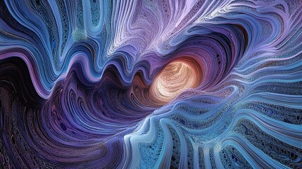 Poster - Abstract swirling patterns in vibrant colors, evoking a sense of depth and movement.