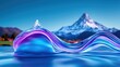 © Narongsag - Abstract 3D Iceberg Metaphor Risk Investment Mountain Landscape