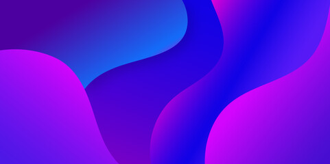 Poster - abstract liquid waving geometric gradient background with geometric shape. modern and trendy backgro