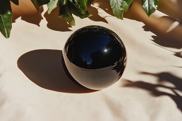 Poster - A single object casting a long shadow on a plain background