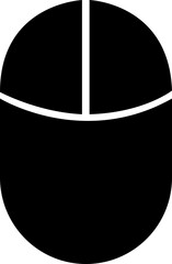 Poster - Scroll mouse icon in trendy black flat style. Swipe mouse sign vector illustration. Modern pictogram Scrolling mouse symbol for website design and mobile app isolated on transparent background.