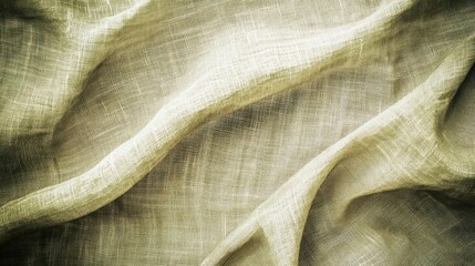 Poster - A close-up of soft, textured fabric with gentle folds and a light, airy appearance.