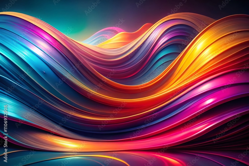 Fluid Abstract Art with 3D Shapes for a Dynamic Flow Landing Page ...