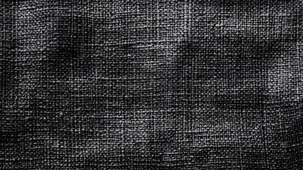 Poster - A textured black fabric background, showcasing a subtle woven pattern.