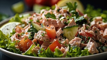 Poster - Delicious tuna salad.