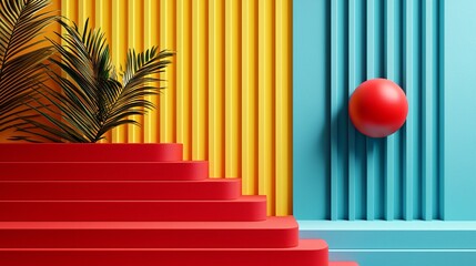 Aufkleber - A vibrant office setting showcasing a SaaS-driven environment for optimizing resource management Stock Photo with side copy space