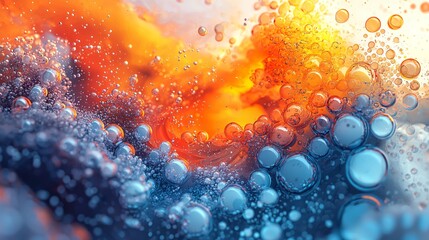 Aufkleber - An abstract visualization of AI and SaaS tools revolutionizing enterprise workflows Stock Photo with side copy space