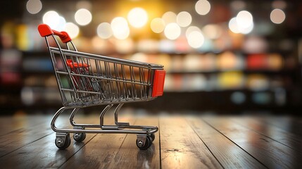 Poster - An e-commerce platform utilizing AR to let customers virtually try on products before purchasing Stock Photo with side copy space