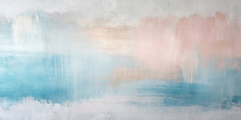 Wall Mural - Abstract Pastel Hues Wall Texture Background A Soft, Dreamy Design for Various Applications
