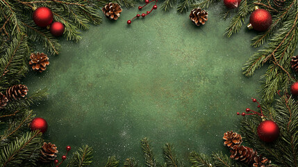 Wall Mural - Christmas holiday background for invitation card xmas decoration and candy cane