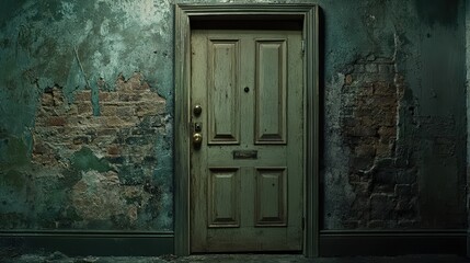 Poster - A curious, questioning voice line: 'What lies beyond that door? I have to find out.