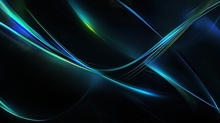Poster - A digital background featuring glowing, interconnected lines in a mesh-like pattern