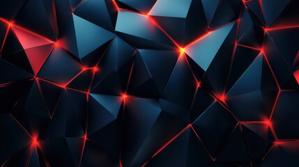 Poster - A digital background featuring sharp lines and angular shapes, creating a sense of structure and organization.