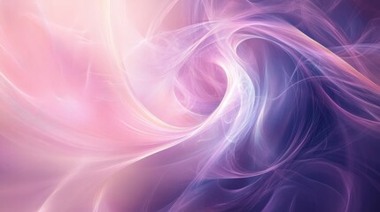 Aufkleber - a light digital background with swirling abstract lines in pastel colors, creating a soft and clean 