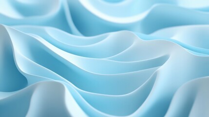 Poster - A minimalistic digital background with a light gradient of blue, featuring soft, flowing lines that create a calming and clean aesthetic.